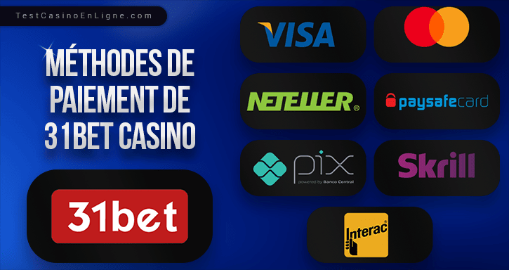 option bancaire de 31bet casino