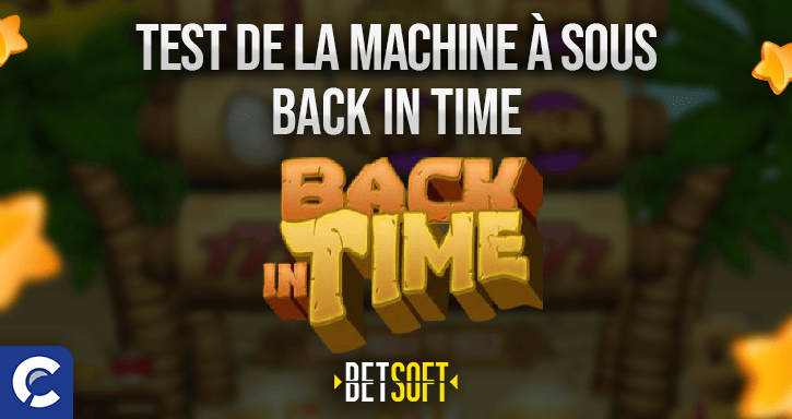 test de la machine à sous back in time