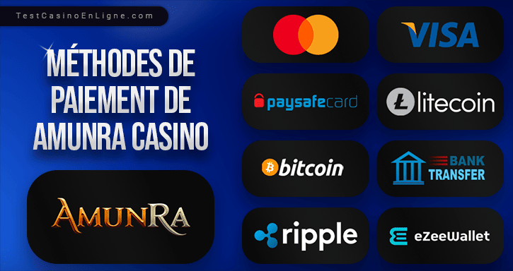 methode de paiement de amunra casino