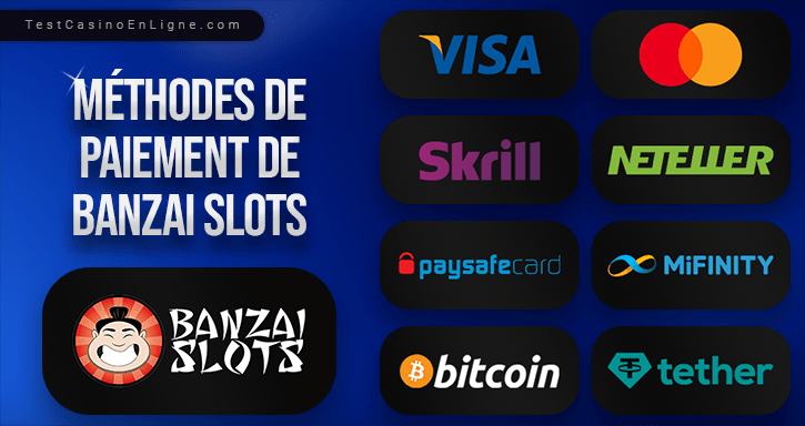 service bancaire de banzai slots casino