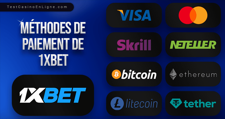 service bancaire de 1xbet casino