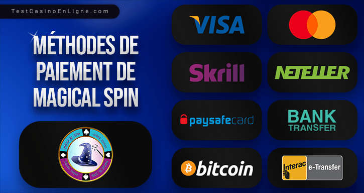 service bancaire de magical spin casino