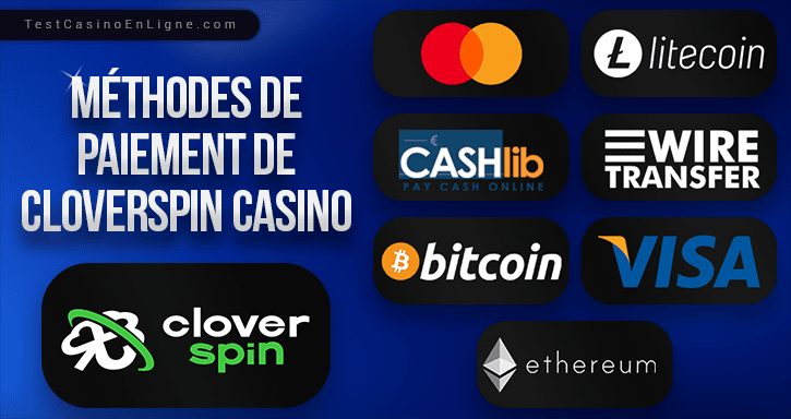 options bancaires de Cloverspin Casino