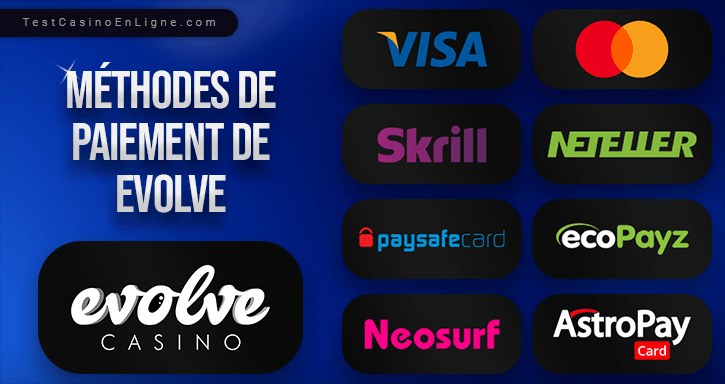 service bancaire de evolve casino