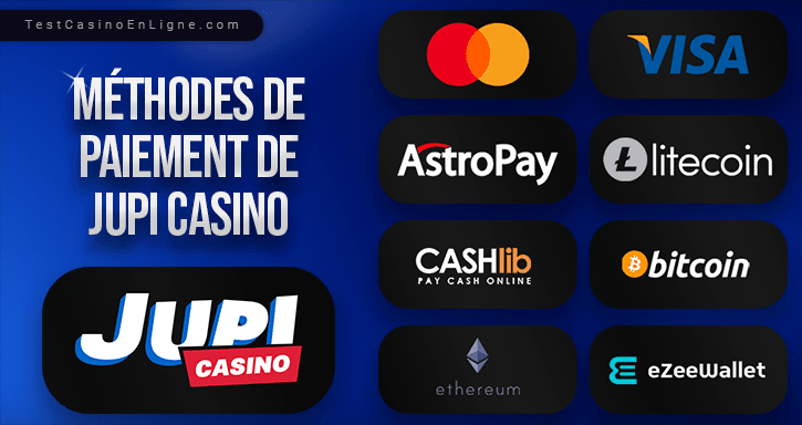 service bancaire de Jupi casino