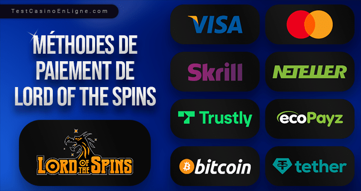 service bancaire de lord of the spins casino