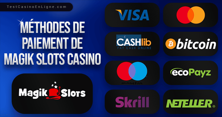 service bancaire de casino magik slots