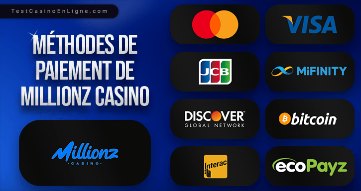 service bancaire de millionz casino