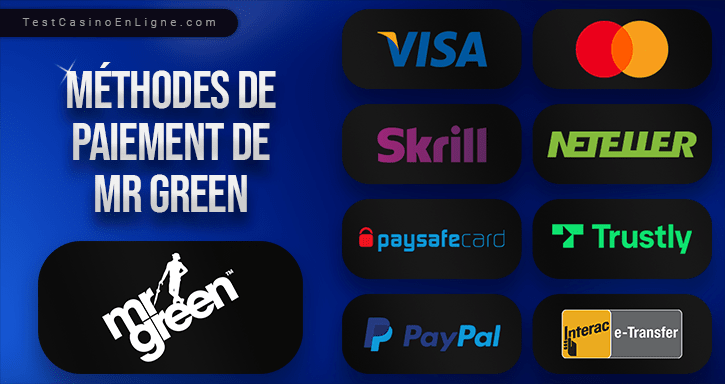 service bancaire de mr green casino