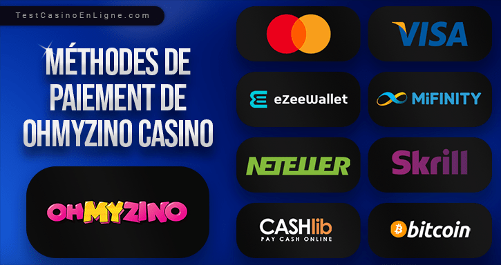 service bancaire de oh my zino casino