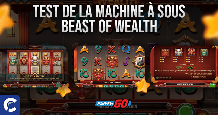 test de la machines à sous beast of wealth