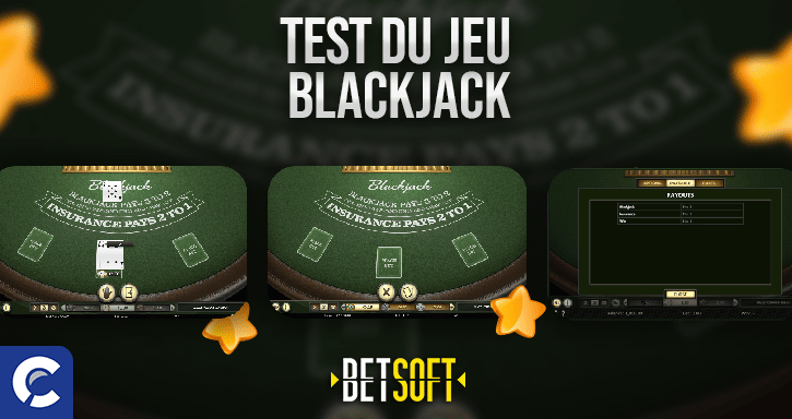 test du jeu blackjack