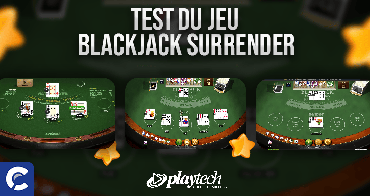test du jeu blackjack surrender