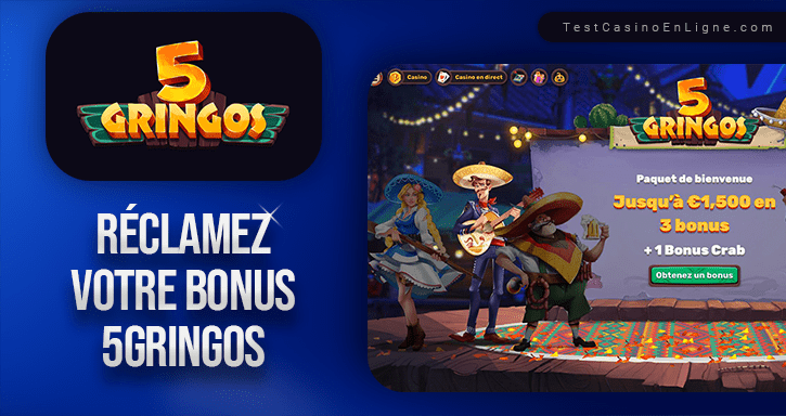 bonus de 5gringos casino