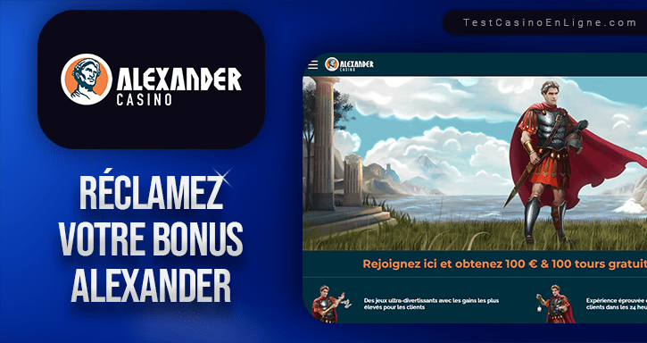 bonus de Alexander Casino