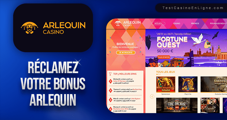 bonus du casino arlequin