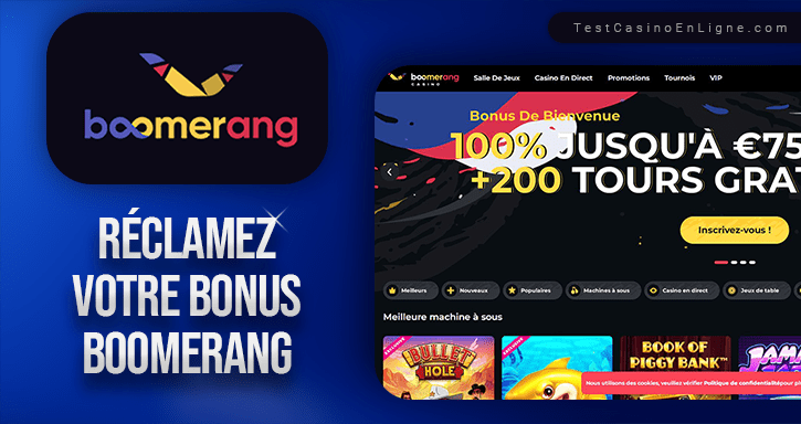 bonus de boomerang casino