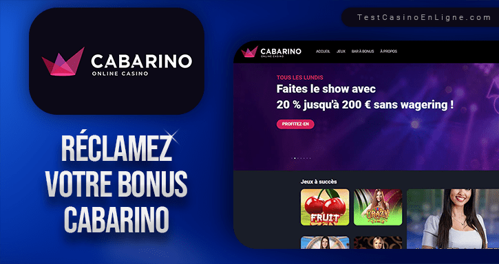 bonus de cabarino casino