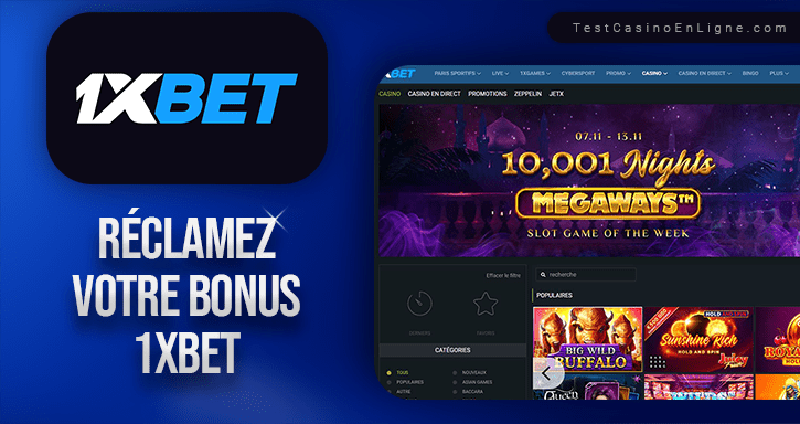 bonus du casino 1xbet