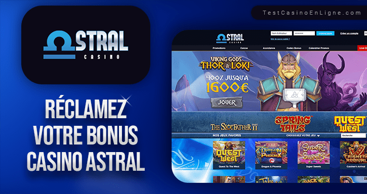 bonus sur Astral Casino