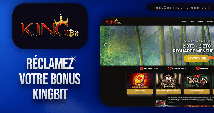 bonus du casino king bit