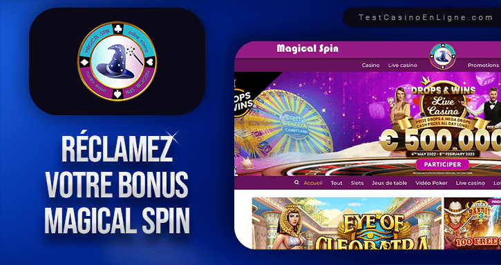 bonus du casino magical spin