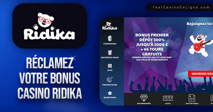 bonus de casino ridika