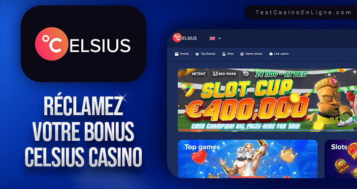 bonus de Celsius casino