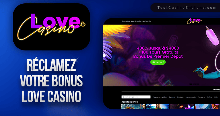 bonus de love casino