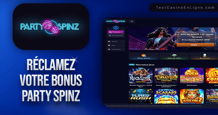 bonus de party spinz casino