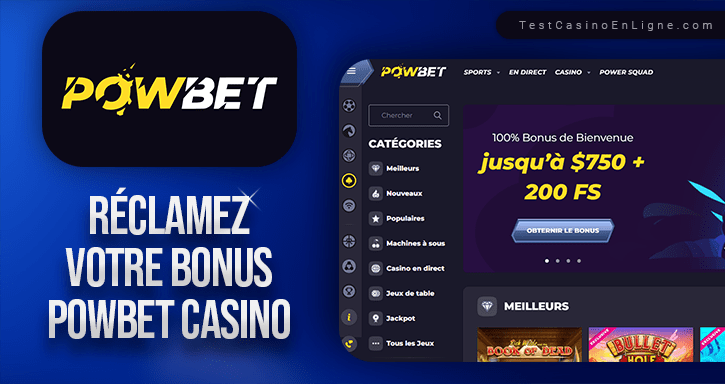 bonus de powbet casino