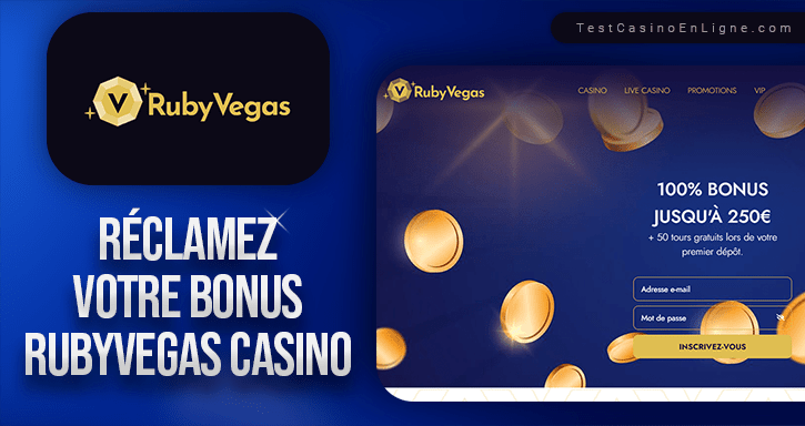 bonus de Ruby Vegas casino