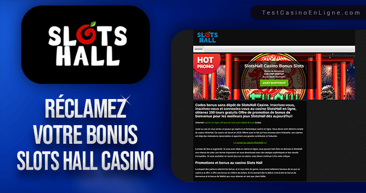 bonus de casino slots hall