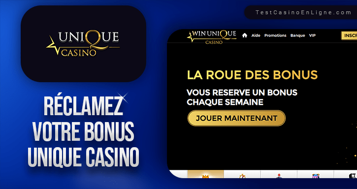 bonus du casino unique