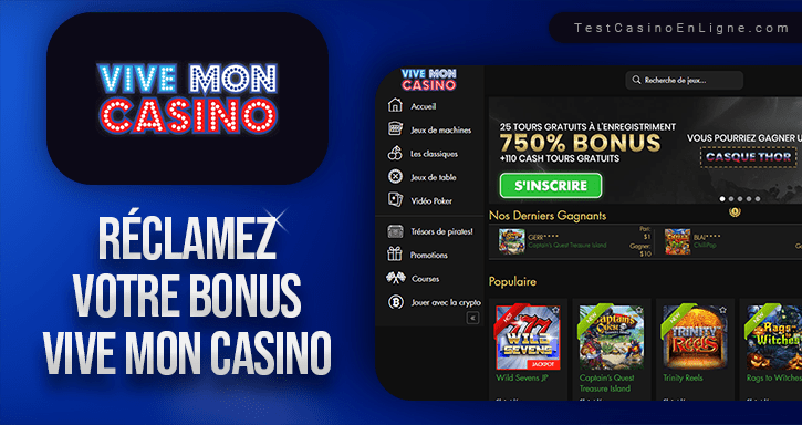 bonus de vive mon casino