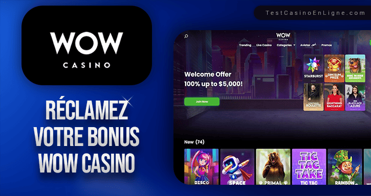 bonus wow casino