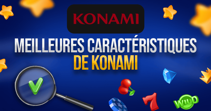 caractéristiques des jeux de konami