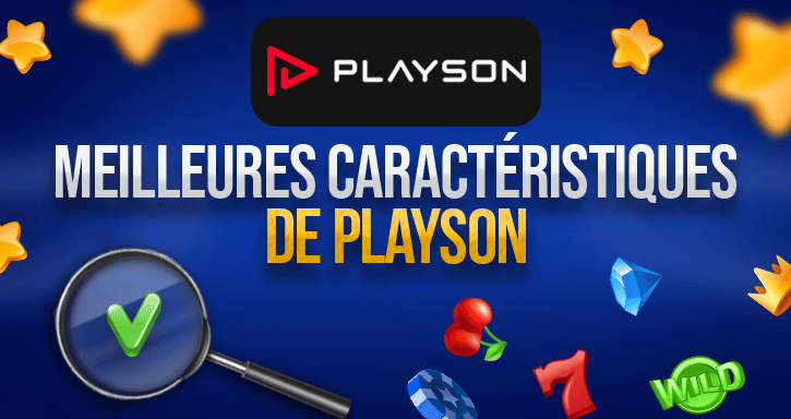 caractéristiques des jeux de playson