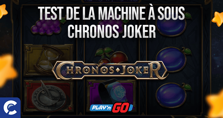 test de la machines à sous chronos joker