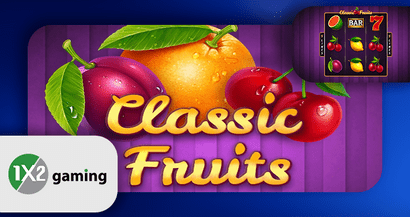 Classic Fruits : Nouvelle machine à sous des casinos 1x2Gaming