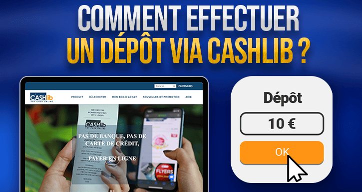 déposer de l'argent via cashlib