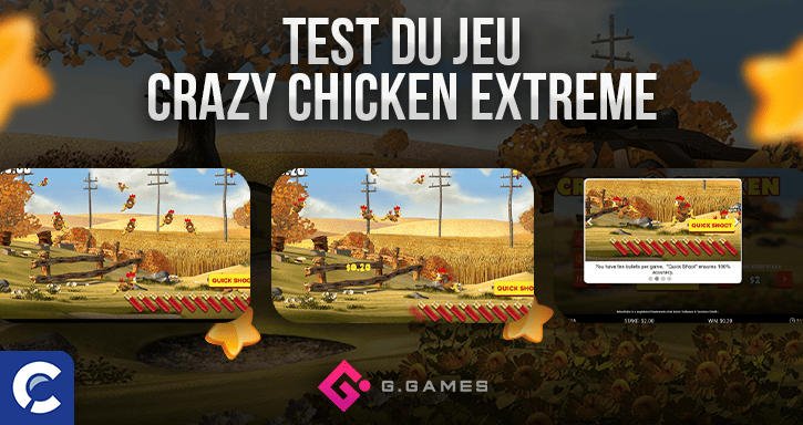 test du jeu crazy chicken extreme