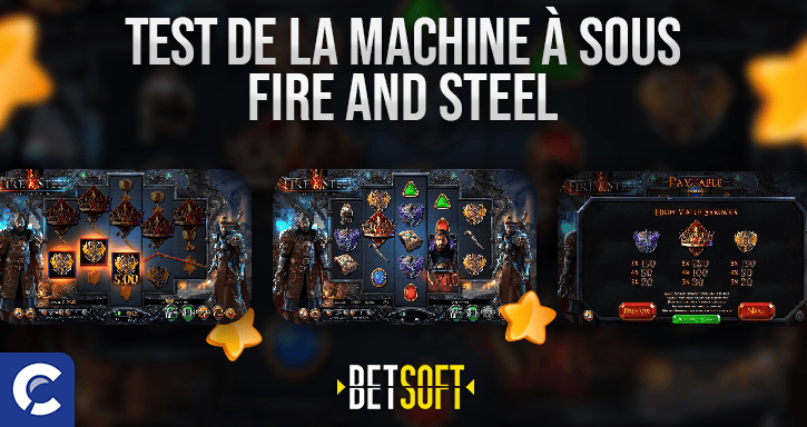 test du jeu fire and steel