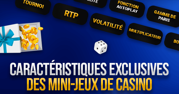 fonctionnalités des mini-jeux