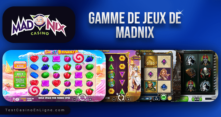 jeux de Madnix casino