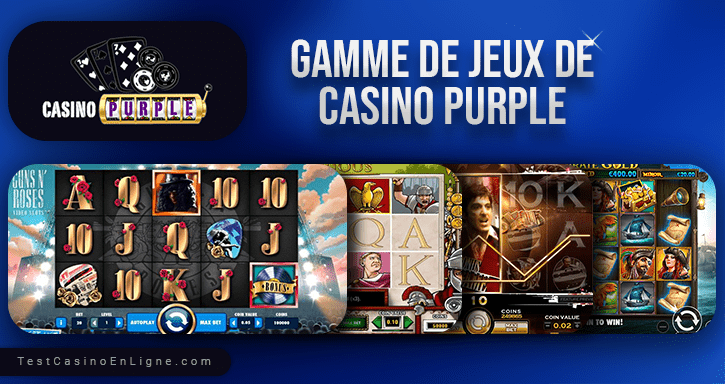 jeux de Purple casino