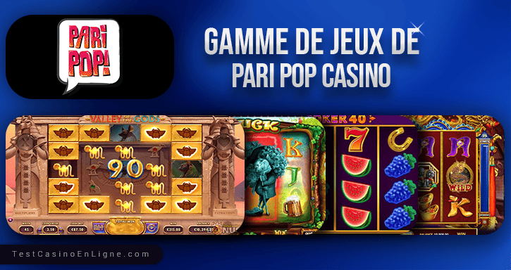 jeux de casino pari pop