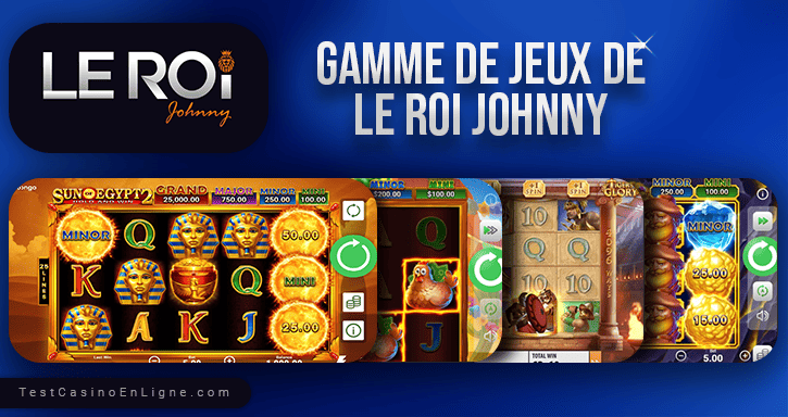 jeux de  Le roi Johnny casino