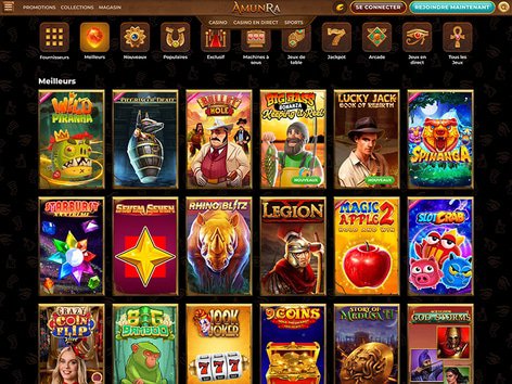 Amunra Casino Software Screenshot