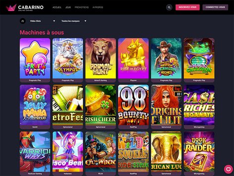 Cabarino Casino Software Screenshot